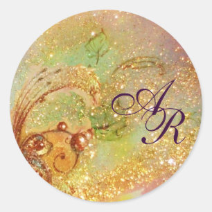 GARDEN VAN DE VERLORENDE SCHADOWS - MONOGRAM RONDE STICKER