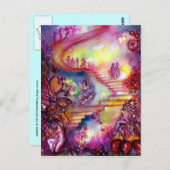 GARDEN VAN DE VERLORENDE SCHADOWS / MYSTISCHE STAI BRIEFKAART (Voorkant / Achterkant)