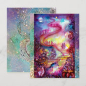 GARDEN VAN DE VERLORENDE SCHADOWS / MYSTISCHE STAI BRIEFKAART (Voorkant / Achterkant)