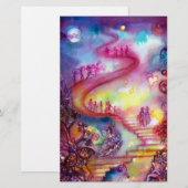 GARDEN VAN DE VERLORENDE SCHADOWS / MYSTISCHE STAI BRIEFPAPIER (Voorkant / Achterkant)