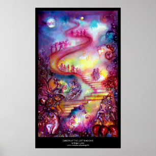 GARDEN VAN DE VERLORENDE SCHADOWS - MYSTISCHE STAI POSTER