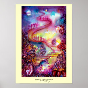 GARDEN VAN DE VERLORENDE SCHADOWS / MYSTISCHE STAI POSTER
