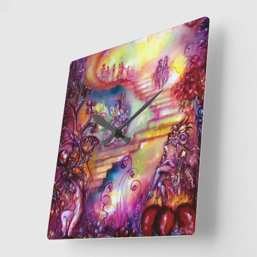 GARDEN VAN DE VERLORENDE SCHADOWS / MYSTISCHE STAI VIERKANTE KLOK (Hoek)