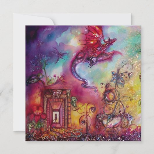 GARDEN VAN DE VERLORENDE SCHADOWS - RODE DRAGON FL AANKONDIGING (Voorkant)