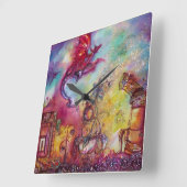 GARDEN VAN DE VERLORENDE SCHADOWS / RODE DRAGON FL VIERKANTE KLOK (Hoek)