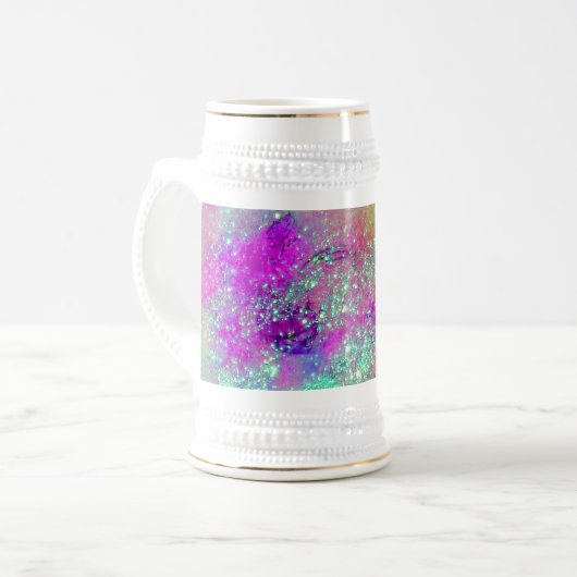 GARDEN VAN DE VERLORENDE SCHADOWS - roze paars vio Bierpul (Voorkant links)