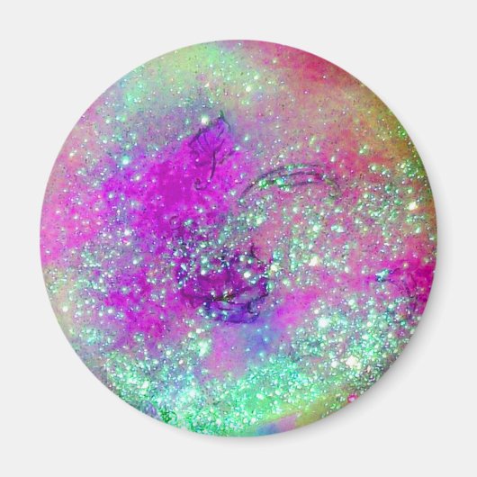 GARDEN VAN DE VERLORENDE SCHADOWS - roze paars vio Magneet (Voorkant)