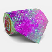 GARDEN VAN DE VERLORENDE SCHADOWS - roze paars vio Stropdas (Opgerold)