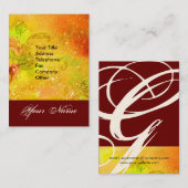 GARDEN VAN DE VERLORENDE SCHADOWS STAR DUST MONOGR VISITEKAARTJE (Voorkant / Achterkant)