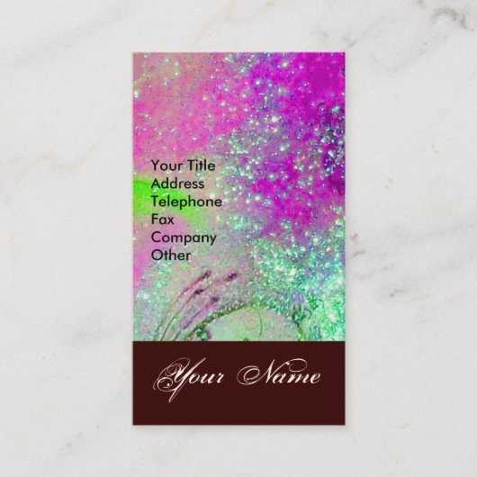 GARDEN VAN DE VERLORENDE SCHADOWS STAR DUST MONOGR VISITEKAARTJE (Voorkant)