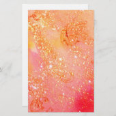 GARDEN VAN DE VERLORENDE SCHADUWEN, roze goud Briefpapier (Voorkant / Achterkant)