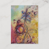 GARDEN VAN DE VERLORENDE SHADOWS Gold Metallic Visitekaartje (Achterkant)