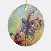 GARDEN VAN HET VERLORENDE SCHADOWS- BUTTERFLY-PLAN KERAMISCH ORNAMENT (Links)