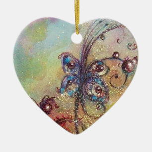 GARDEN VAN HET VERLORENDE SCHADOWS- BUTTERFLY-PLAN KERAMISCH ORNAMENT