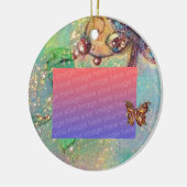 GARDEN VAN HET VERLORENDE SCHADOWS-fotosjabloon Keramisch Ornament (Links)