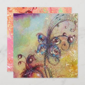 GARDEN VAN HET VERLORENDE SCHADOWS MAGIC BUTTERFLY KAART (Voorkant / Achterkant)