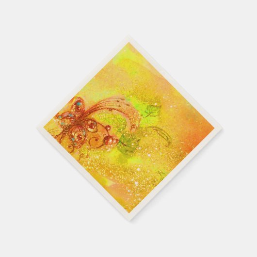 GARDEN VAN HET VERLORENDE SCHADOWS MAGIC BUTTERFLY SERVETTEN (Hoek)
