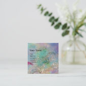 GARDEN VAN HET VERLORENDE SCHADOWS MAGIC BUTTERFLY VIERKANTE VISITEKAARTJE (Staand voorkant)