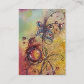 GARDEN VAN HET VERLORENDE SCHADOWS MAGIC BUTTERFLY VISITEKAARTJE (Achterkant)