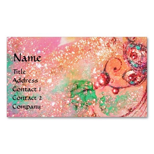 GARDEN VAN HET VERLORENDE SCHADOWS MAGIC BUTTERFLY VISITEKAARTJE MAGNEET (Voorkant)