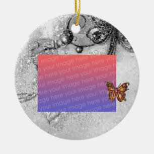 GARDEN VAN HET VERLORENDE SCHADOWS White Photo Tem Keramisch Ornament