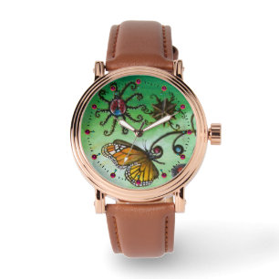 GARDEN VAN MELISSA Magische Butterfly, Ladybug, Gr Horloge