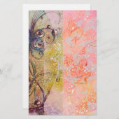 GARDEN VAN VERLOREN SCHADOWS /MAGIC BUTTERFLY PLAN BRIEFPAPIER (Voorkant / Achterkant)