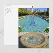 Garden voor Tranquil Water Briefkaart (Voorkant / Achterkant)