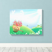 Garden Wagon Wrapped Canvas (Insitu (Houten vloer))