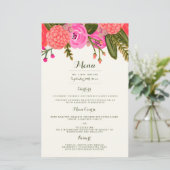 garden Weddennenmenu (Staand voorkant)