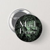 Garden Wedding Buton: Maid of Honor Ronde Button 5,7 Cm (Voorkant /achterkant)