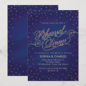 Garden Wedding Rehearsal Dinner Invitation Kaart (Voorkant / Achterkant)