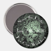 Garden Wedding: Sparen de Datum Magnet Magneet (Voorkant / Achterkant)