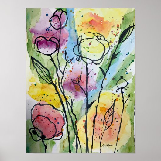 Garden Whimsy Poster (Voorkant)