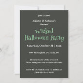 Garden Witch Halloween Party Invitation (Dos)
