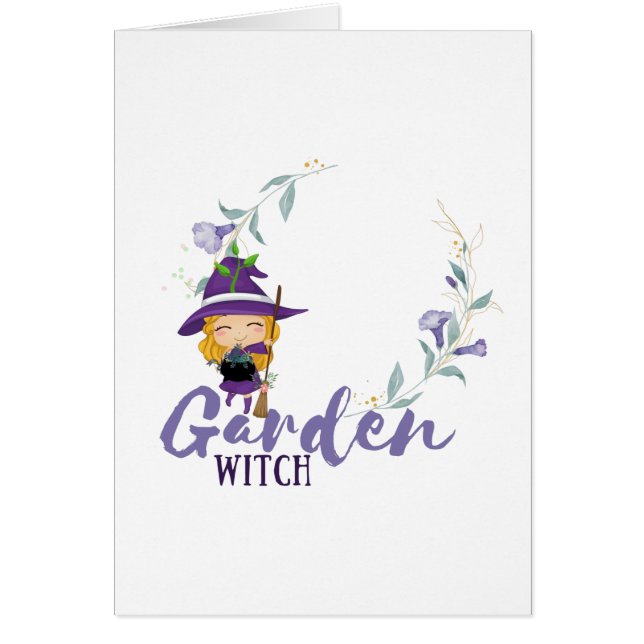GARDEN WITCH - Personalize with text, spell, sigl (Voorkant)