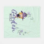 GARDEN WITCH - Personalize with text, spell, sigl Fleece Deken (Voorkant (Horizontaal))