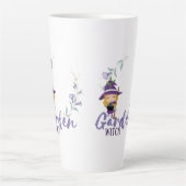 GARDEN WITCH - Personalize with text, spell, sigl Latte Mok (Voorkant)