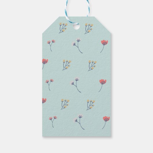 Garden Wreath bedankt Cadeaulabel (Achterkant)