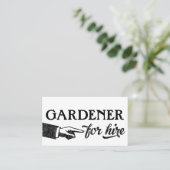 Gardener Carte de visite - Cool Vintage (Debout devant)