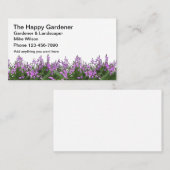 Gardener en landschapsarchitectuur visitekaartje (Voorkant / Achterkant)