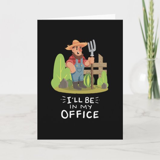 Gardener Gardening Gift Kaart (Voorkant)