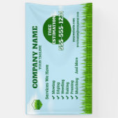 Gardener gazon zorg en onderhoud banner (Verticaal)