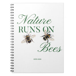  Gardener Gift Save the Bees for Eco-friendly gift Notitieboek