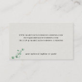 Gardener Greenery Landscaping Visitekaartje (Achterkant)