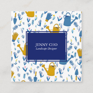 Gardener Landscaping Gardening Modern Cool Vierkante Visitekaartje