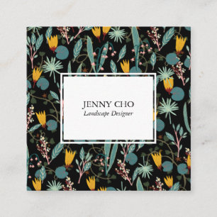 Gardener Landscaping Gardening Planten Modern Cool Vierkante Visitekaartje