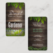 Gardener/Landscaping/Lawn Services Visitekaartje (Voorkant / Achterkant)