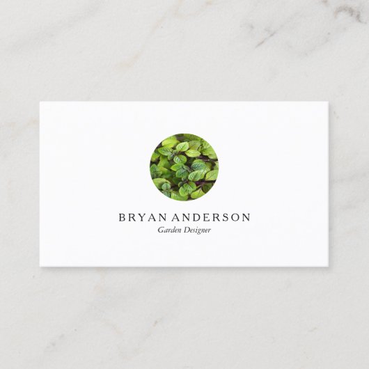Gardener Landscaping Logo Visitekaartje (Voorkant)