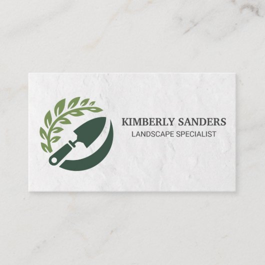 Gardener Logo | Landscaping | Trees Visitekaartje (Voorkant)